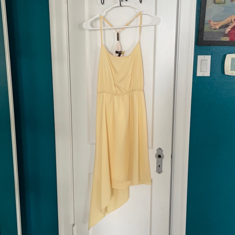 BCBG yellow dress XS